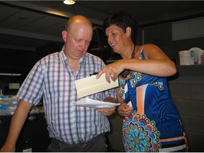 Tombola tijdens finaledag Essens dubbeltornooi 2015